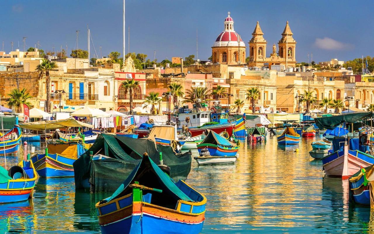 Deluxe Apartment With Valletta And Harbour Views Sliema Exterior foto